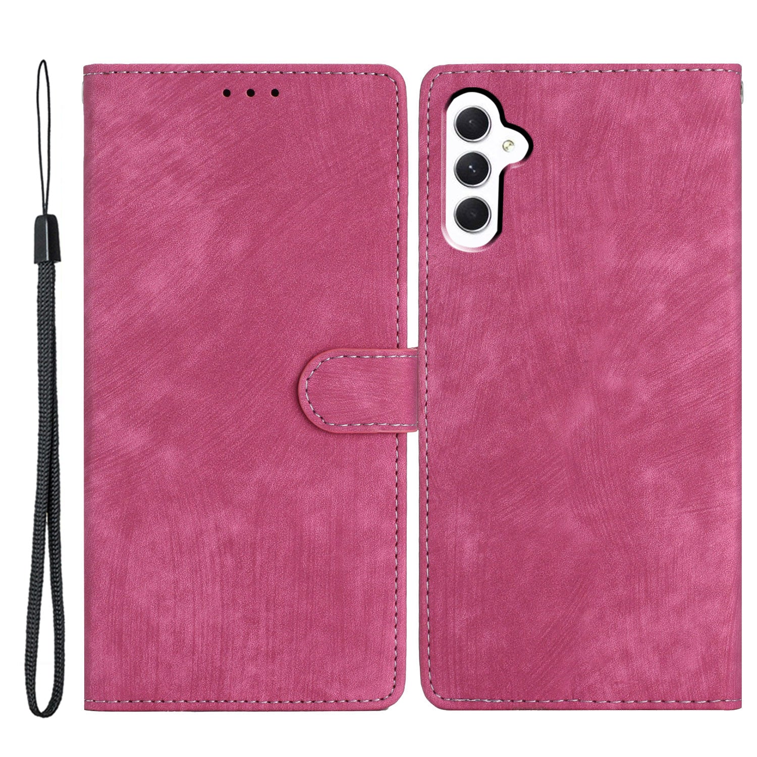 For Samsung Galaxy S23 FE Anti-Scratch Phone Shell PU Leather Wallet Case Stand Skin-touch Phone Cover For Samsung Galaxy S23 FE Anti-Scratch Phone Shell PU Leather Wallet Case Stand Skin-touch Phone Cover